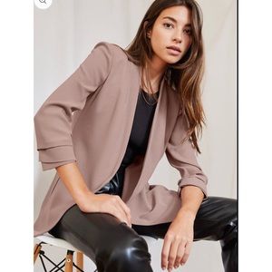 Babaton Taupe Blazer